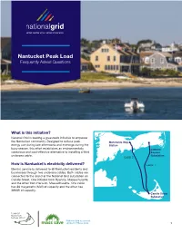 Nantucket Peak Load Frequently Asked Questions