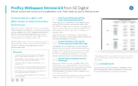 Proficy Webspace 6.0 from GE Digital