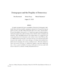 Demagogues and the Fragility of Democracy