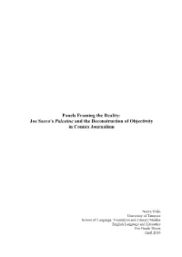 Joe Sacco's Palestine and the Deconstruction Of