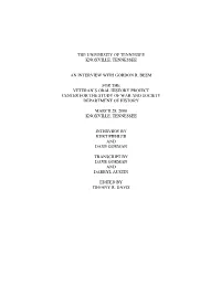 2000-Beem-Gordon-Transcript.Pdf