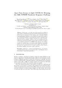 Open Data Science to Fight COVID-19
