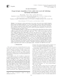 Oxygen Isotopic Composition of Ferric Oxides from Recent Soil, Hydrologic, and Marine Environments