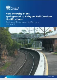 Springwood to Lithgow Rail Corridor Modifications Review of Environmental Factors Volume 2