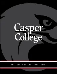 Casper College Style Guide