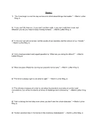 Impromptu Topics