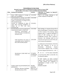 Monthly Progress Report of PRS Meshwo (Gujarat State) for August-2020 (Hon’Ble NGT in the Matter of OA No.673/2018 Dated 06/12/2019) Sl.No