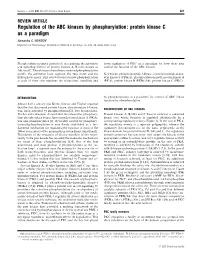 Protein Kinase C As a Paradigm Alexandra C
