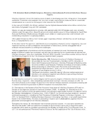 The 11Th AMWC Welcomes Internationally Prominent Infectious