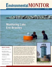 Vaisala WXT520 Released Beach Advisories And/Or Restrictions to Swimming
