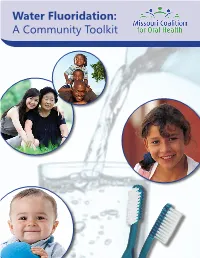 Water Fluoridation: a Community Toolkit