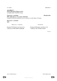 13.1.2020 B9-0036/6 Amendment 6 Manuel Bompard, Manon Aubry on Behalf of the GUE/NGL Group Motion for a Resolution B9-0036/2020