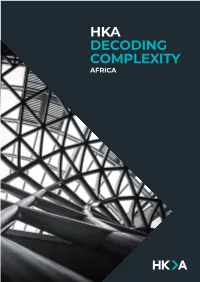 HKA DECODING COMPLEXITY AFRICA Contents