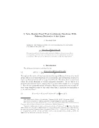 A New, Harder Proof That Continuous Functions with Schwarz Derivative 0 Are Lines