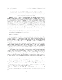 SANDPILES, SPANNING TREES, and PLANE DUALITY 1. Introduction. Let G Be a Connected Multigraph with No Loop Edges. the Sandpile G