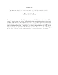 Abstract Hybrid Optomechanics and The