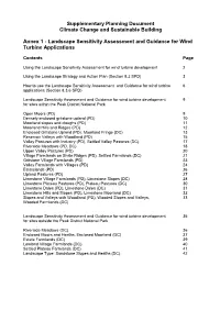 Landscape Sensitivity Assessment and Guidance for Wind Turbine Applications