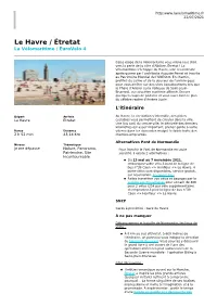 Le Havre / Étretat La Vélomaritime / Eurovelo 4