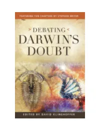 Darwin's Doubt