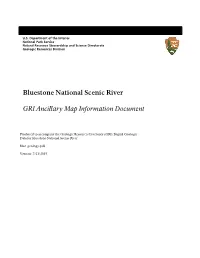 Geologic Resources Inventory Map Document for Bluestone National Scenic River