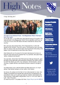 High Notes – 2016 – 2017 – Issue 28