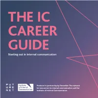 Starting out in Internal Communication