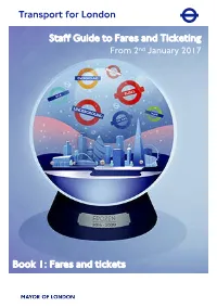 Your Staff Guide to Fares and Ticketing