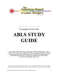 Abls Study Guide
