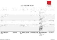Data Protection Officer Register
