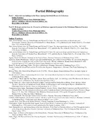 Partial Bibliography