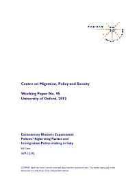 Centre on Migration, Policy and Society Working Paper No. 95