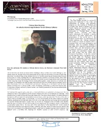 NEWSLETTER Vol. III No. 2 Spring, 2016