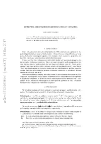 CLASSIFYING SUBCATEGORIES in QUOTIENTS of EXACT CATEGORIES 3 Along H and F with Objects in D