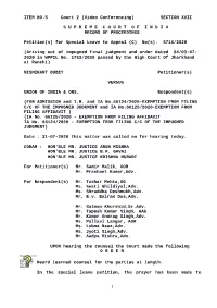 ITEM NO.5 Court 2 (Video Conferencing) SECTION XVII