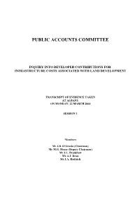 Public Accounts Committee