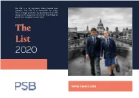 The List 2020
