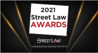 View the Event Program for the 2021 Street Law Awards