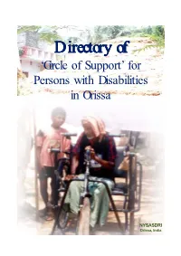 For Persons with Disabilities in Orissa