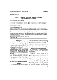 Journal of Civil Engineering and Transport Transengin WAYS OF