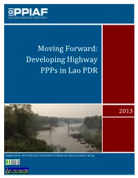 Moving Forward: Developing Highway Ppps in Lao