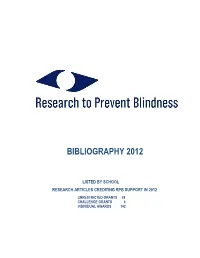 2012 Bibliography