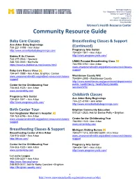 Community Resource Guide
