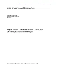 Power Transmission and Distribution Efficiency Enhancement Project (RRP NEP 50059)
