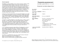 Programma Pauzeconcert