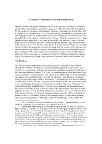 A Census of Print Runs for Fifteenth-Century Books
