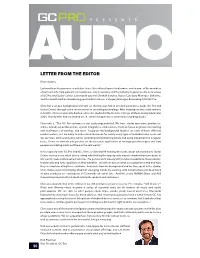 Letter from the Editor