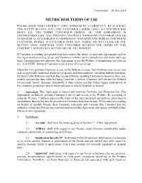 Metrichor Terms of Use