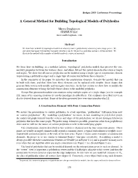 A General Method for Building Topological Models of Polyhedra