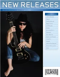AUDIO + VIDEO 10/12/10 Audio & Video Releases *Click on the Artist Names to Be Taken Directly to the Sell Sheet