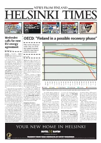 OECD: “Finland in a Possible Recovery Phase” Calls for New